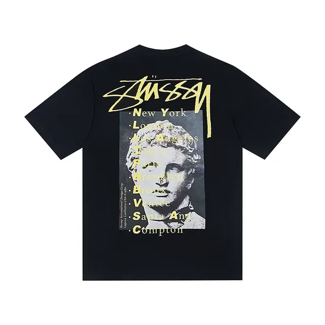 Stussy Graphic Print Crew Neck T-Shirt 2