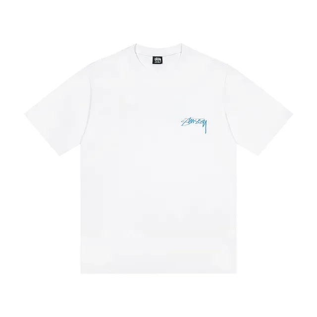 Stussy Graphic Print Crew Neck T-Shirt 5
