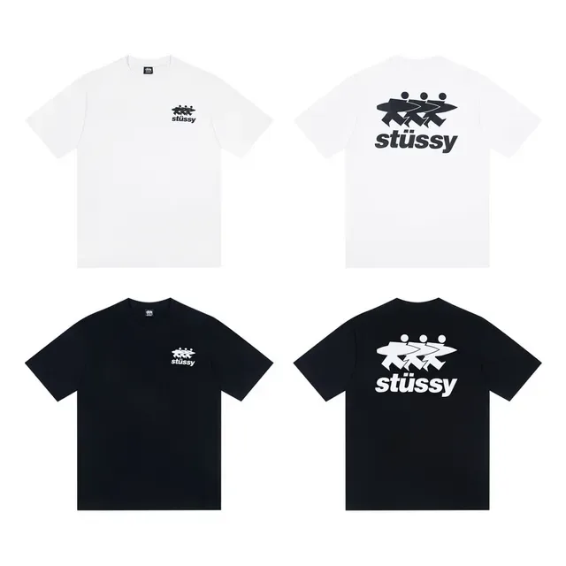 Stussy Stock Logo ग्राफिक टी-शर्ट 2