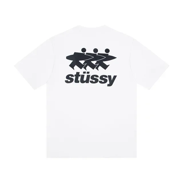 Stussy Stock Logo ग्राफिक टी-शर्ट 3