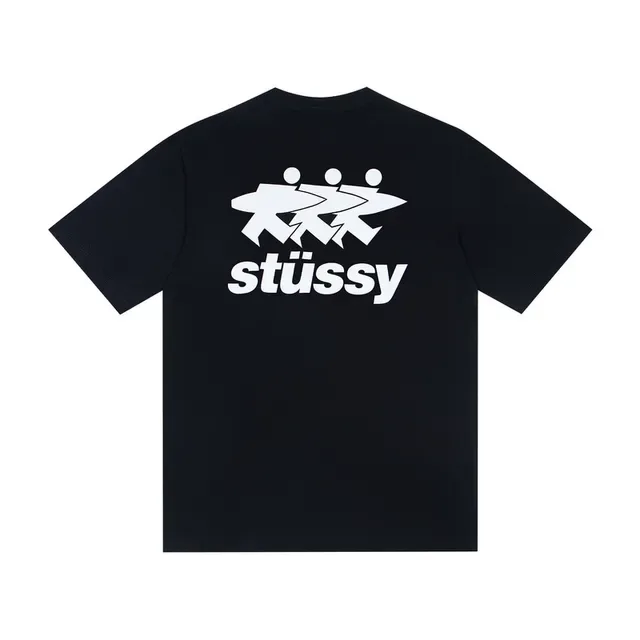 Stussy Stock Logo ग्राफिक टी-शर्ट 5