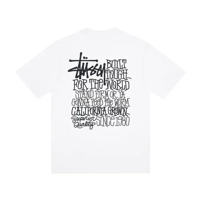 Stussy Stock Logo Graphic T-Shirt 4