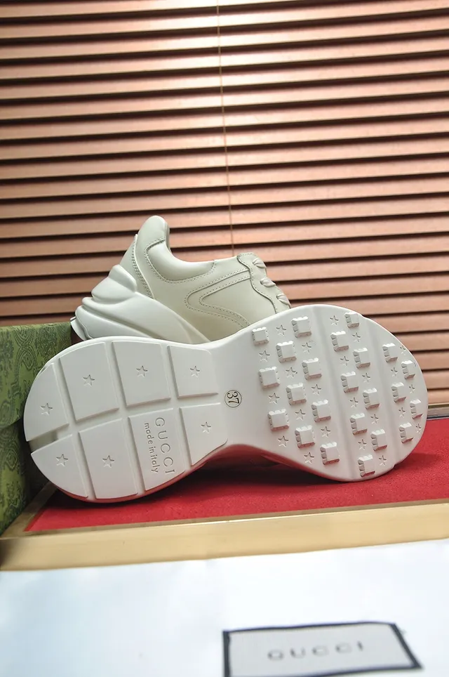 Supreme Beige Multicolor Sole Embroidered Logo Chunky Sneakers 2