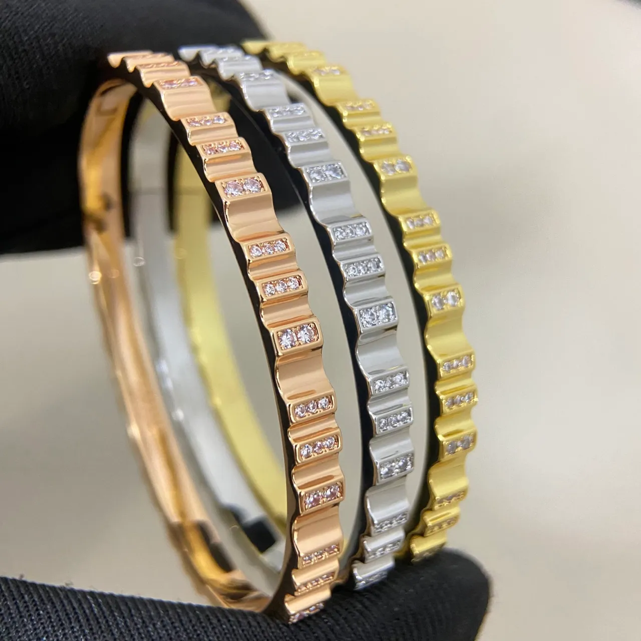 Tiffany & Co. HardWear Pavé Segment Bracelets 2
