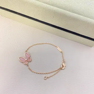 Tiffany & Co. Paloma Picasso bracelet papillon or rose émaillé