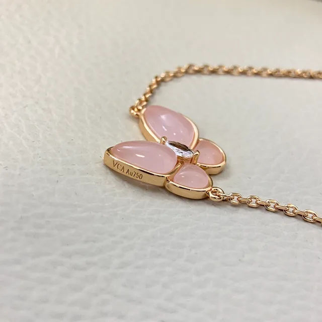 Tiffany & Co. Paloma Picasso bracelet papillon or rose émaillé 4