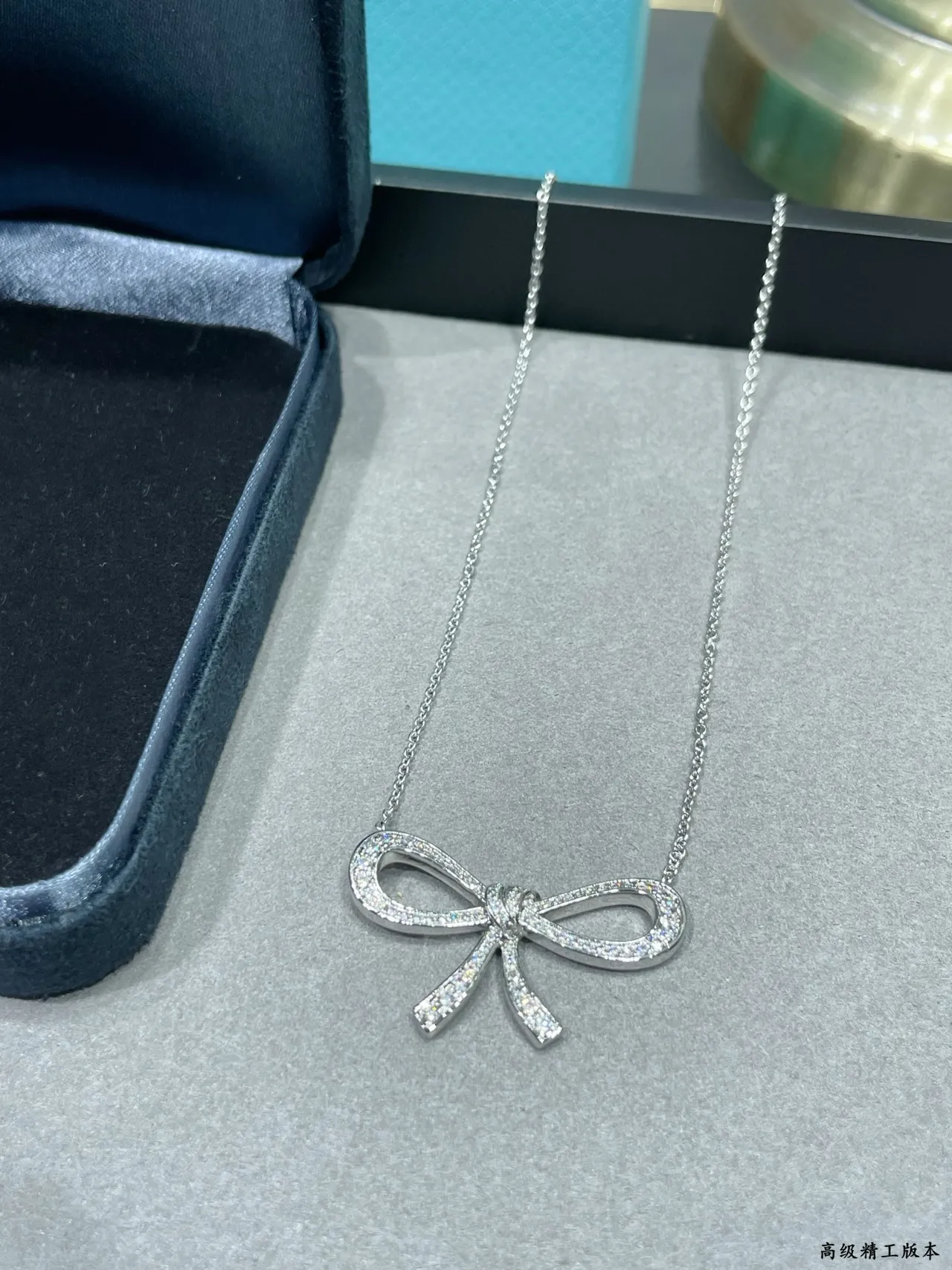 Tiffany & Co. Return to Tiffany Bow Pavé Necklace 5