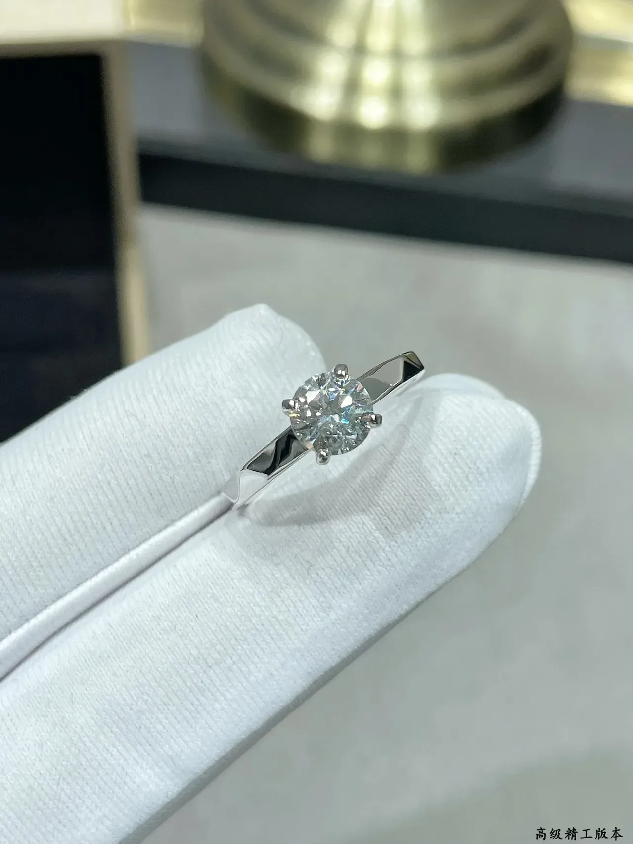 Tiffany & Co. Solitaire Round Brilliant-Cut Diamond Ring 4