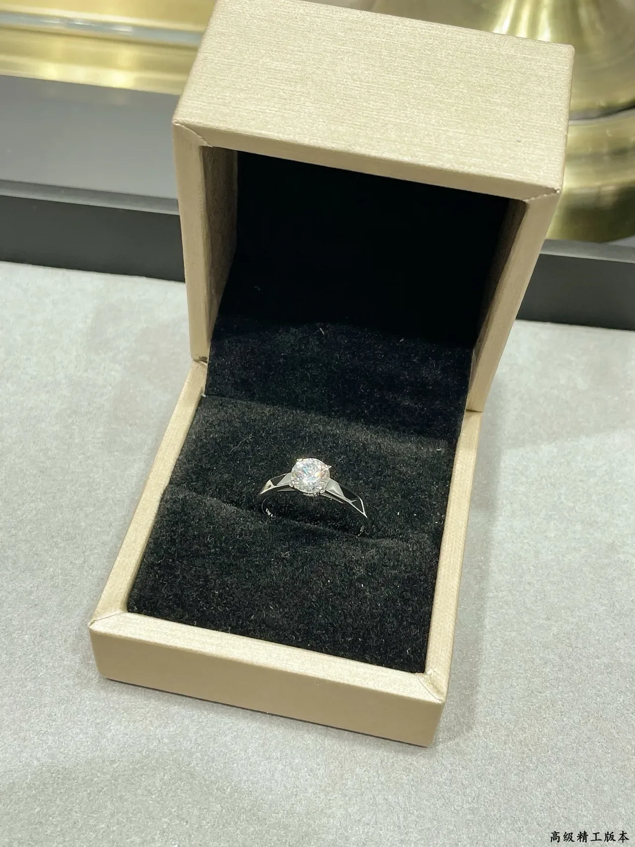 Tiffany & Co. Solitaire Round Brilliant-Cut Diamond Ring 5