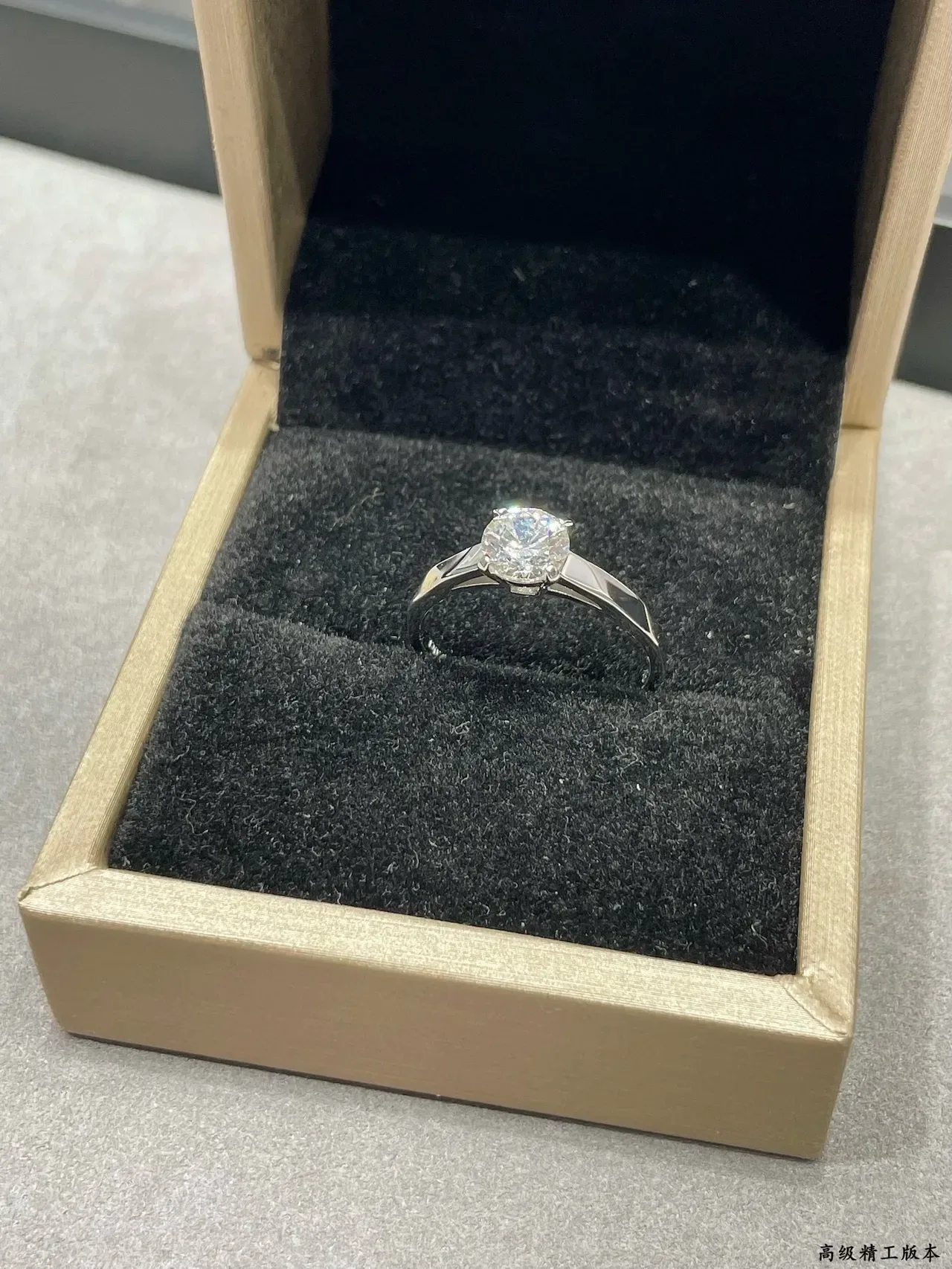 Tiffany & Co. Solitaire Round Brilliant-Cut Diamond Ring 8