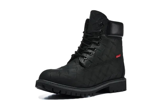 Timberland Premium 6-Inch Quilted Black Work Boots 12