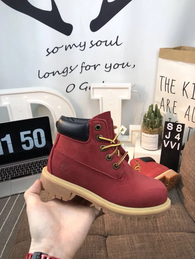 Timberland Premium 6-Inch Red Suede Work Boot 11