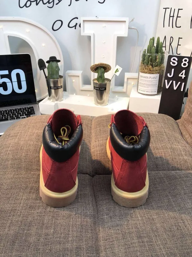 Timberland Premium 6-Inch Red Suede Work Boot 14