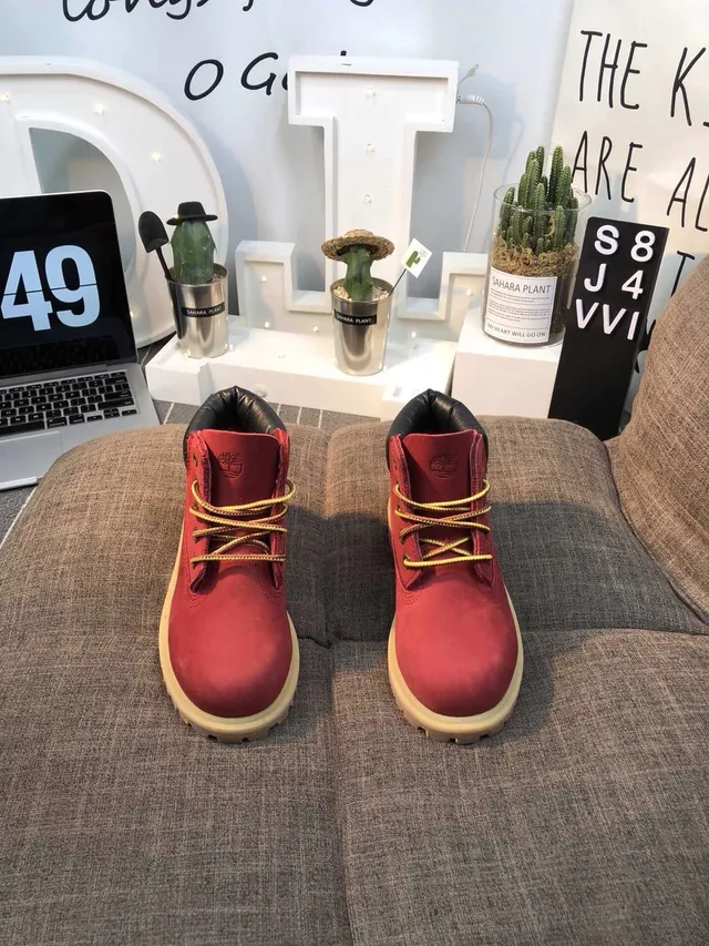 Timberland Premium 6-Inch Red Suede Work Boot 16