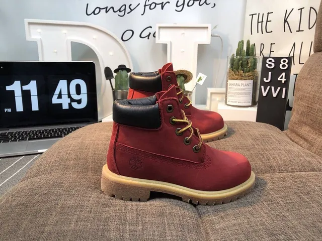 Timberland Premium 6-Inch Red Suede Work Boot 17