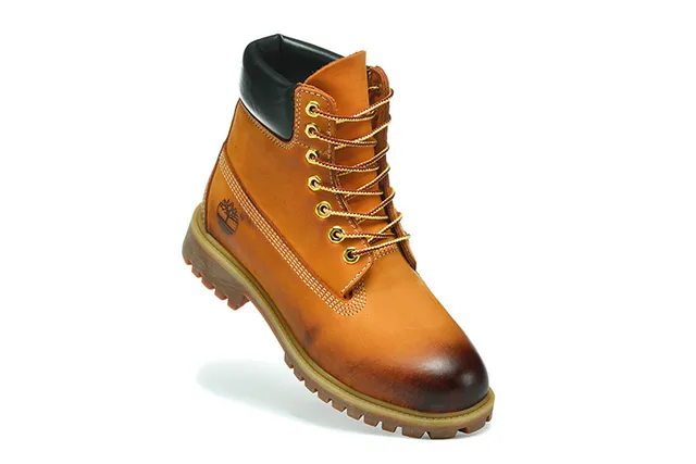 Timberland Premium 6-Inch Tan Burnished Work Boots 6