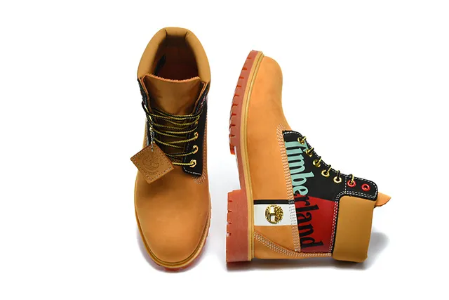 Timberland Premium 6-Inch Blé et Noir Bottes de Travail 7