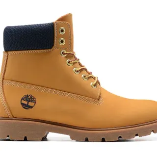 Timberland Premium 6-Inch Wheat and Navy Work Boot