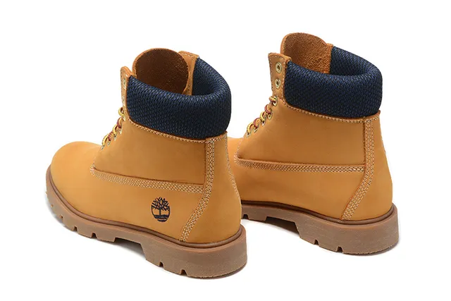 Timberland فاخر 6-Inch Wheat and Navy حذاء عمل 7