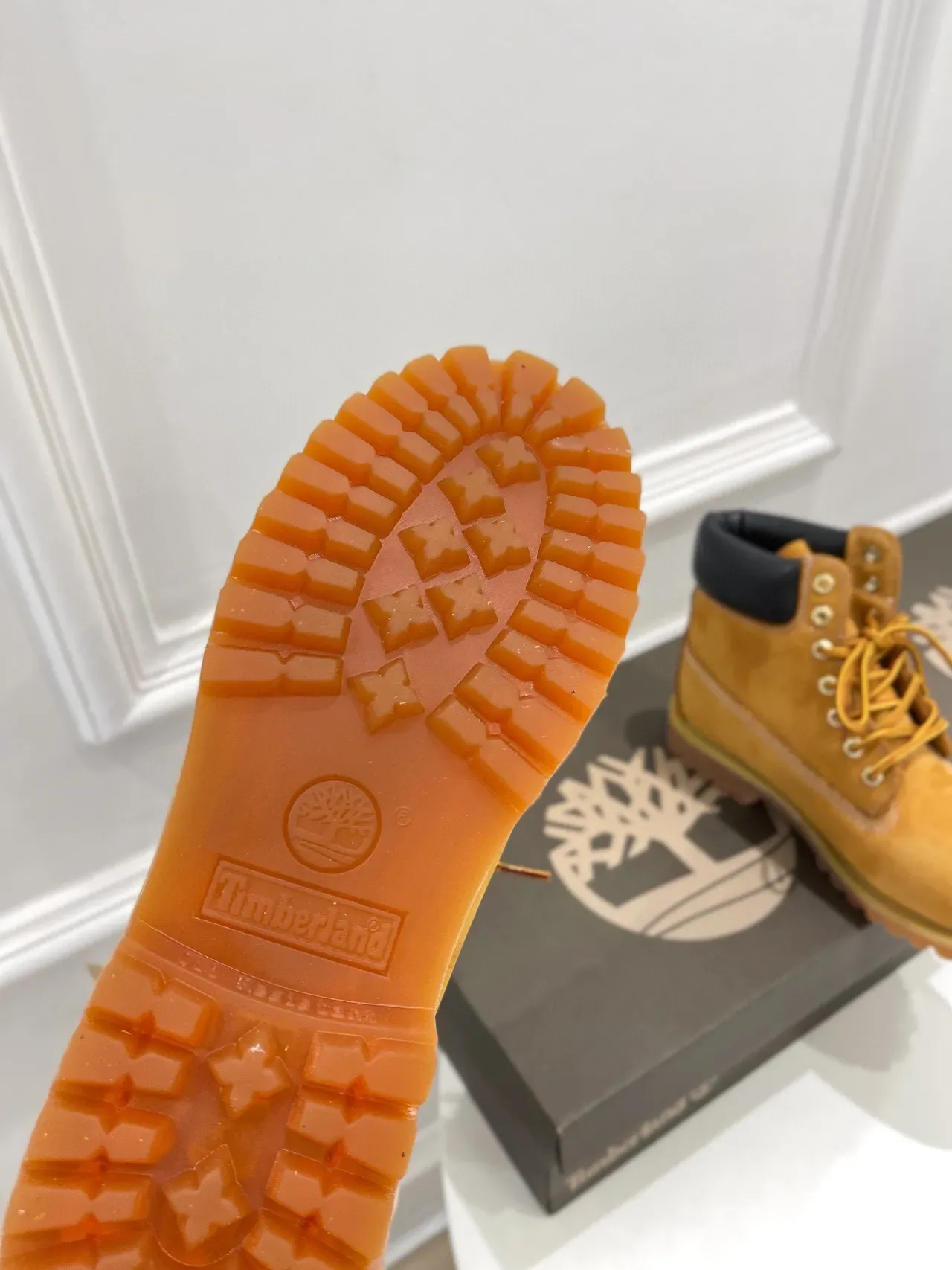 Timberland Premium 6-Inch Yellow Nubuck Work Boots 2