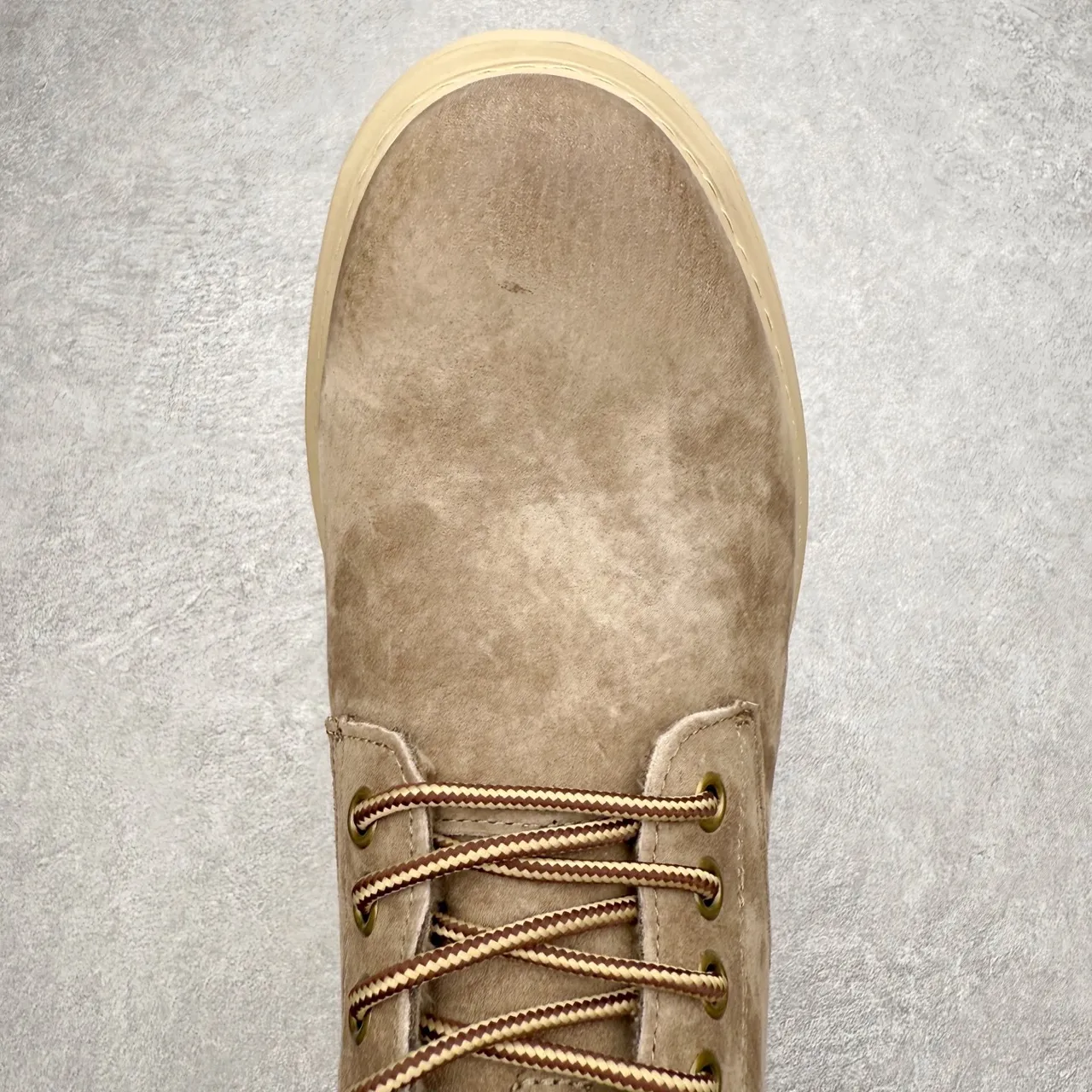 UGG بيج بني جلد سويد أعلى كولار حذاء عمل 7