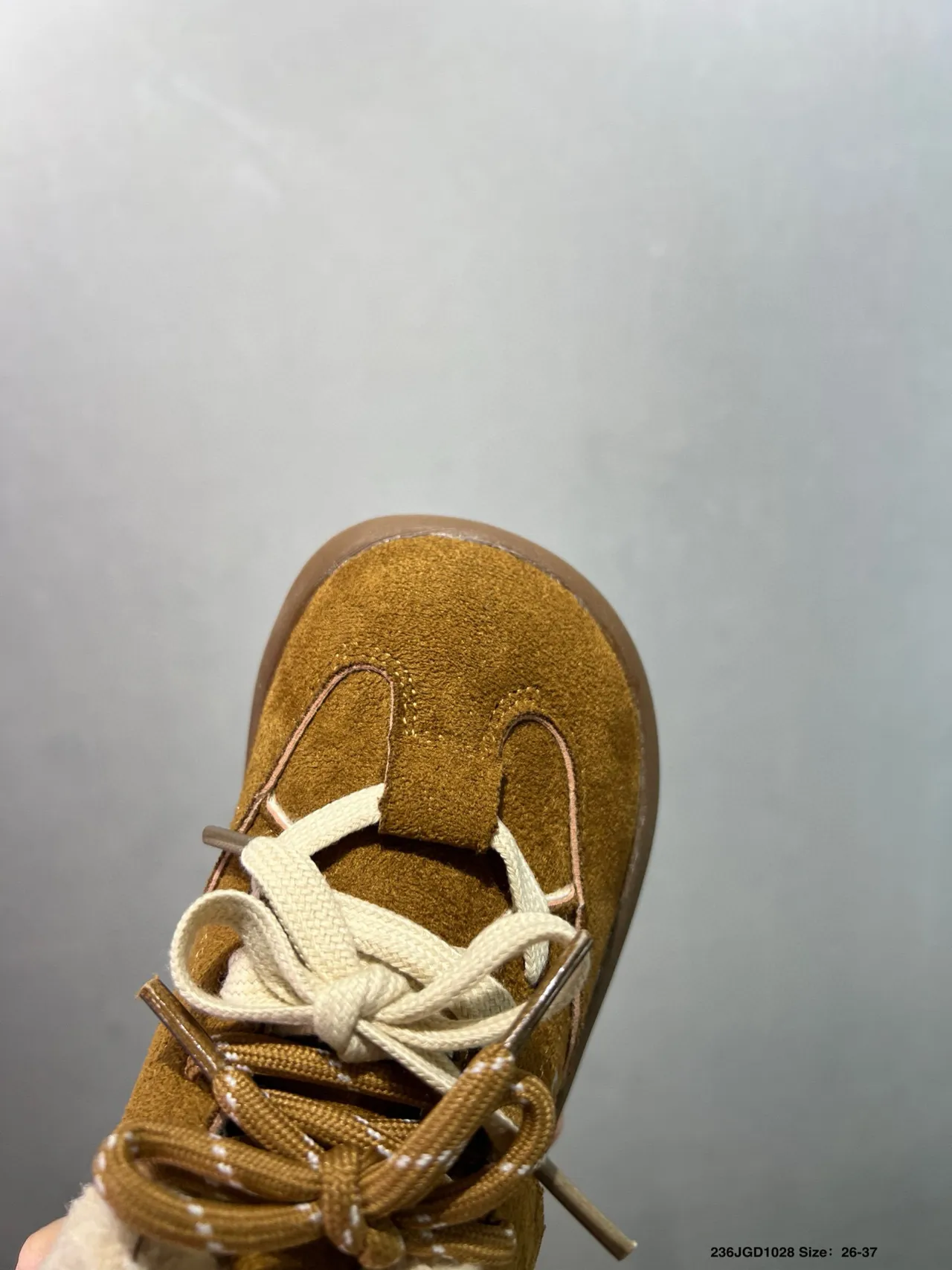 UGG Brown Beige Shearling-Lined Suede Upper Loafer 11