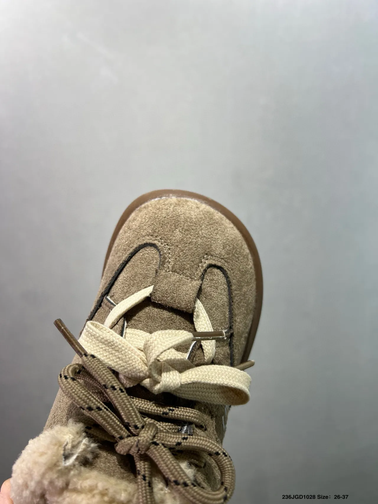 UGG Brown Beige Shearling-Lined Suede Upper Loafer 18