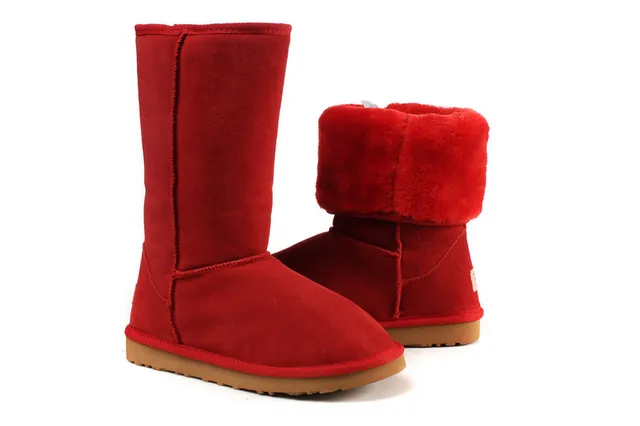 UGG Classic Tall Pink Suede Snow Boot 5