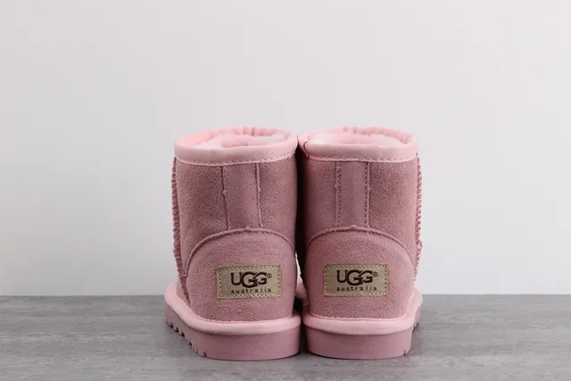 UGG Kids Rabbit Face Pink Snow Boots 7