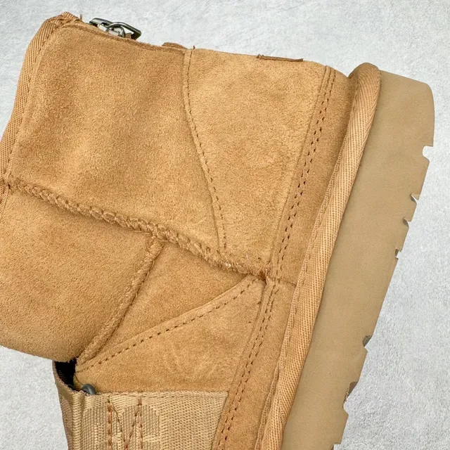 UGG Strap Boot Tan Suede Snow Boots 3
