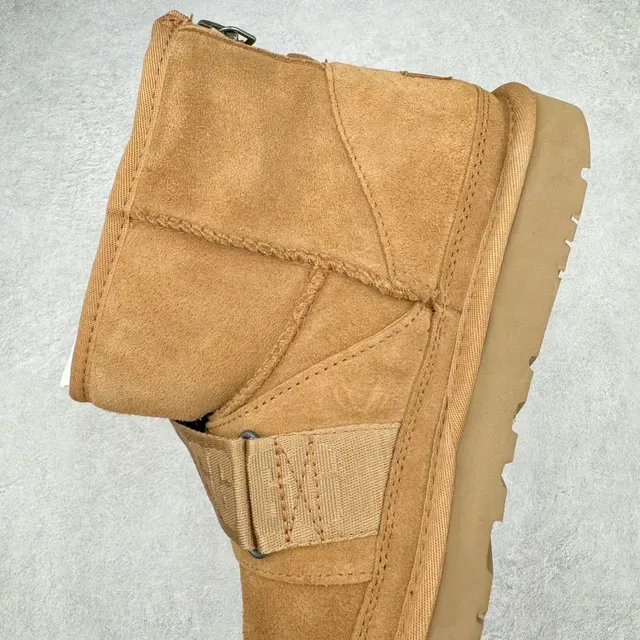 UGG Strap Boot Tan Suede Snow Boots 4