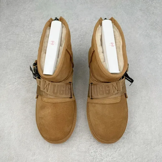 UGG Strap Boot Tan Suede Snow Boots 5