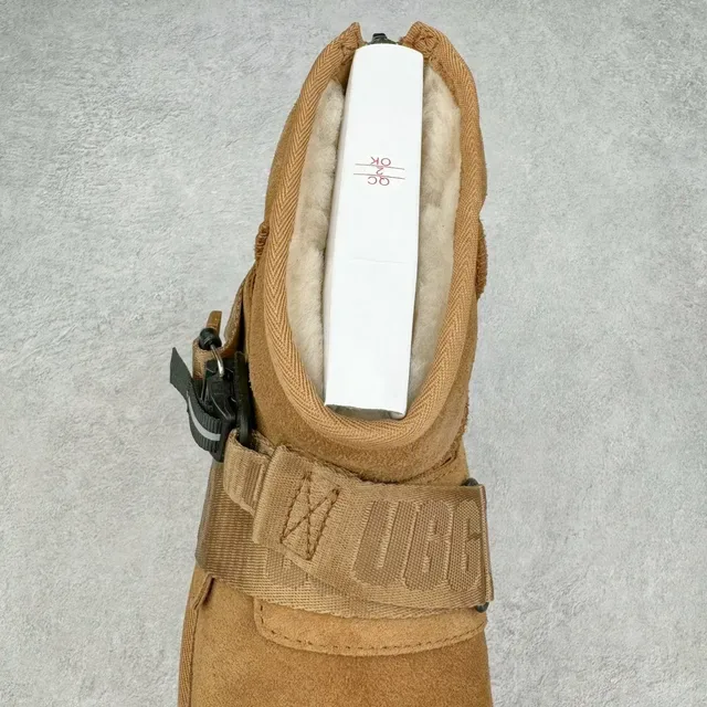 UGG Strap Boot Tan Suede Snow Boots 7