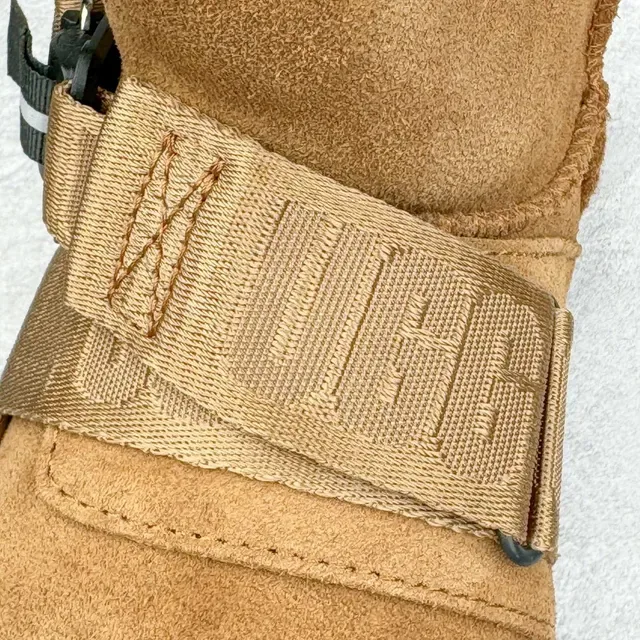UGG Strap Boot Tan Suede Snow Boots 8