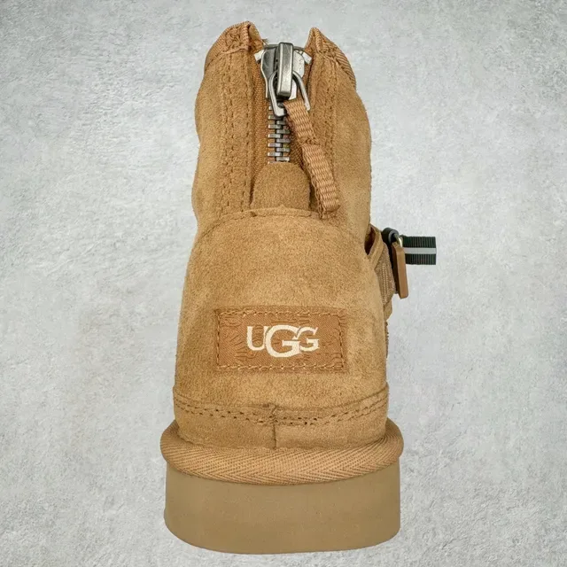 UGG Strap Boot Tan Suede Snow Boots 10