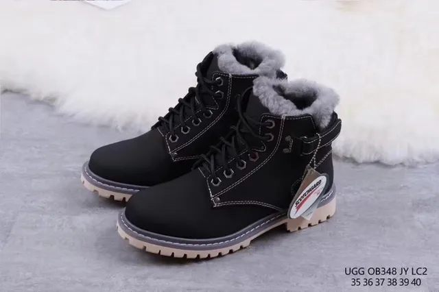 UGG Tasman Black Shearling-Lined Snow Boots 2