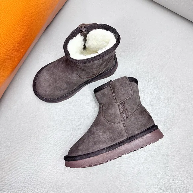 UGG Tasman Black Suede Shearling-Lined Snow Boots 15