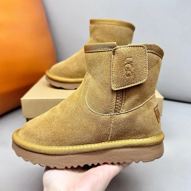 UGG Tasman Black Suede Shearling-Lined Snow Boots 16