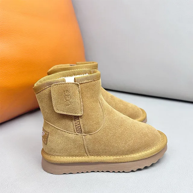 UGG Tasman Black Suede Shearling-Lined Snow Boots 19