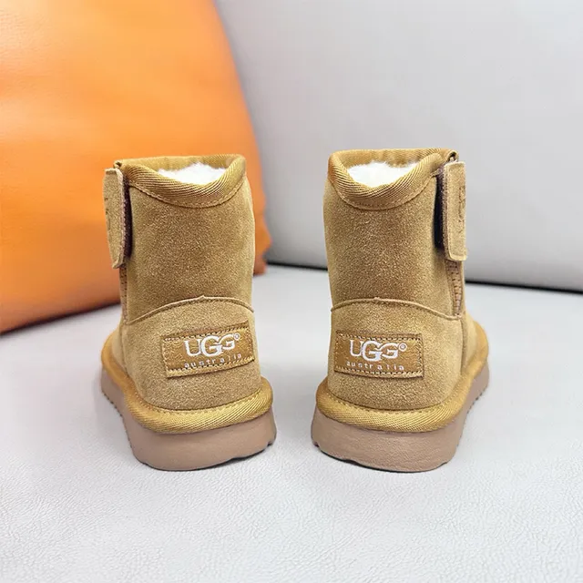 UGG Tasman Black Suede Shearling-Lined Snow Boots 20