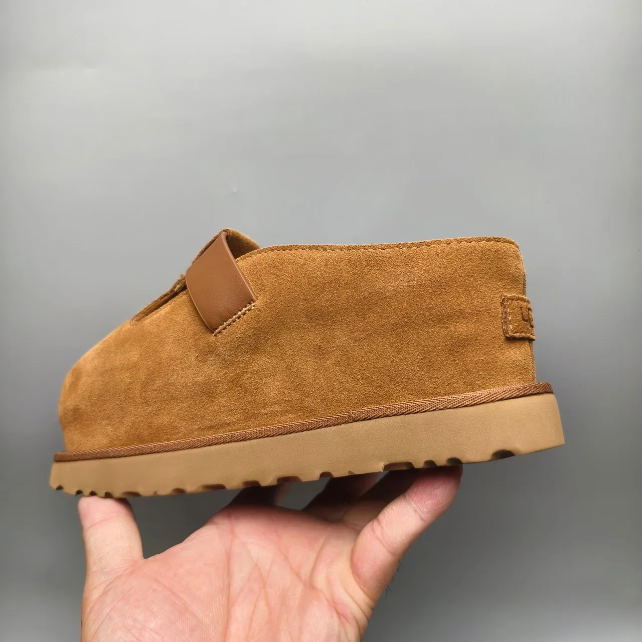 UGG Tasman Marron Daim Haut T-Strap Boucle Mary Jane Chaussures 4