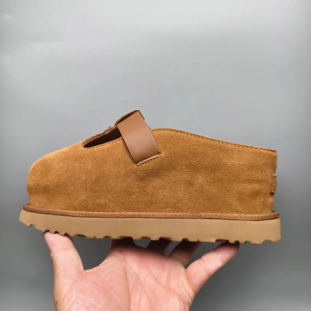 UGG Tasman Marron Daim Haut T-Strap Boucle Mary Jane Chaussures 7