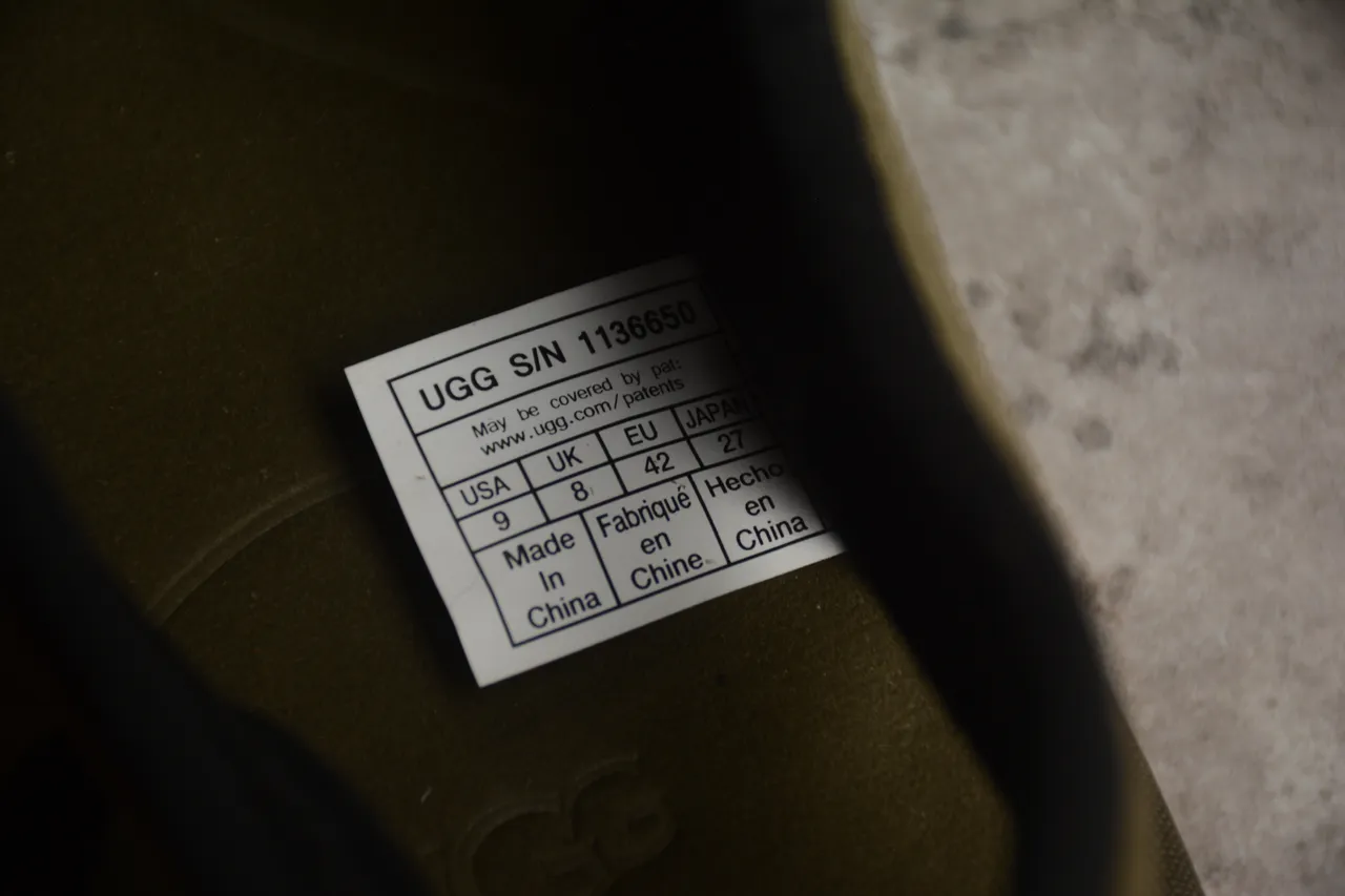 UGG Tasman Olive Green Casual Sandals 4