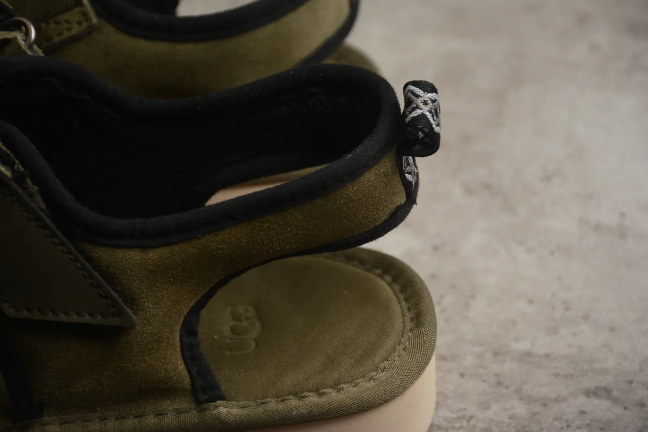 UGG Tasman Olive Green Casual Sandals 5