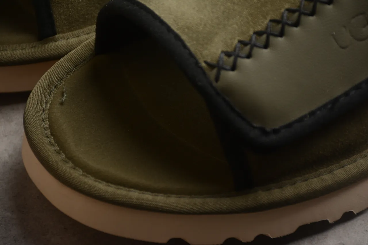 UGG Tasman Olive Green Casual Sandals 7