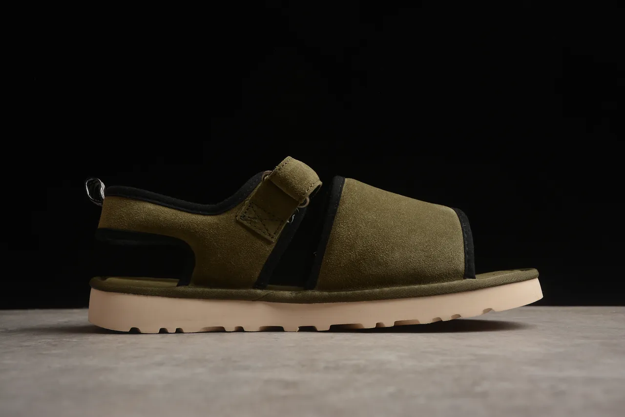 UGG Tasman Olive Green Casual Sandals 12