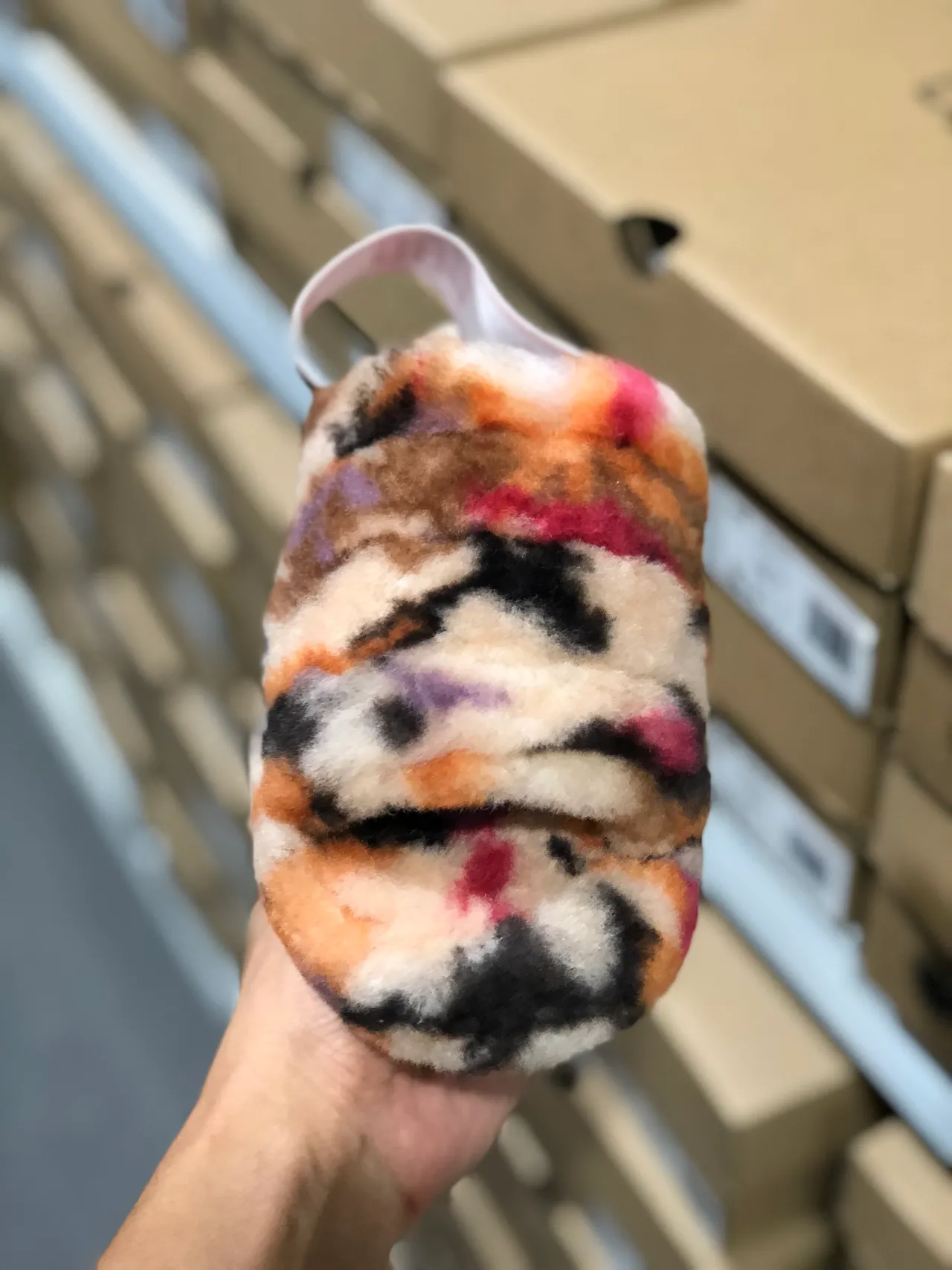 UGG Tasman Pink Fluffy Shearling Slippers 5