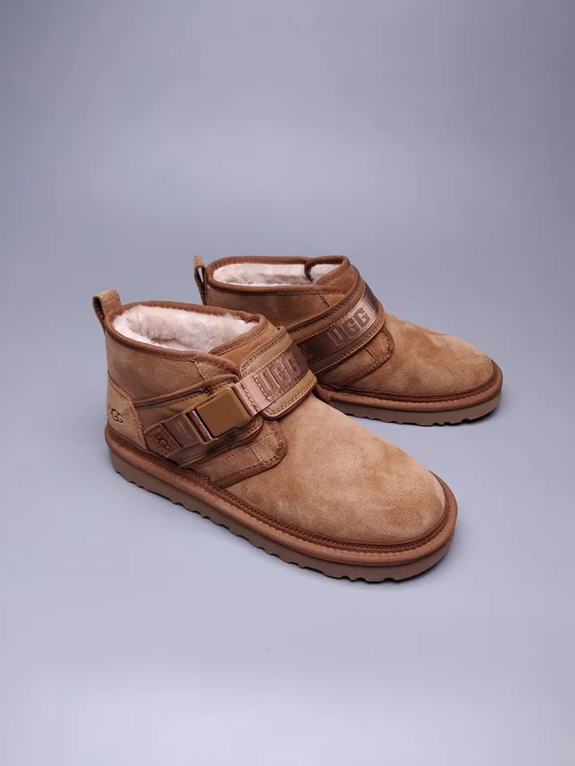 UGG Tasman Tan 麂皮羊毛内里扣带雪地靴 7