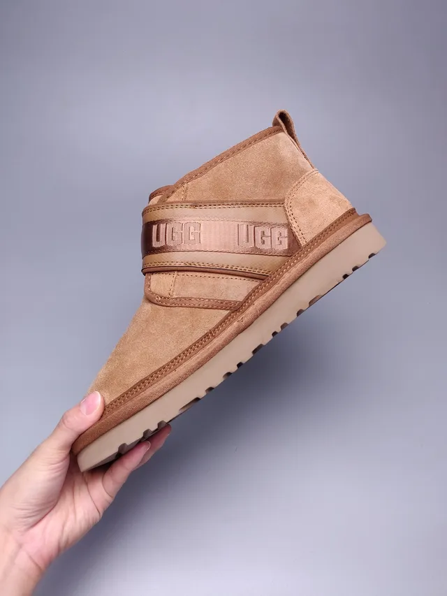UGG Tasman Tan 麂皮羊毛内里扣带雪地靴 9
