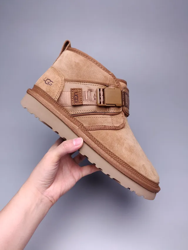 UGG Tasman Tan 麂皮羊毛内里扣带雪地靴 14